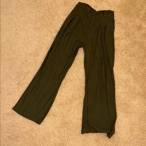 SHEIN Olive Green Casual Pants